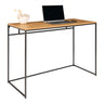 Birou Vita cu aspect stejar si cadru negru 100x45x75 cm