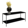Comoda TV Vita neagra, cu 2 rafturi 100x36x45 cm