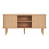 Comoda TV Nikko cu 2 usi, natur 113x40x52 cm