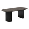 Masa de dining Boavista maro inchis 100x210x75 cm