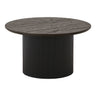 Masuta de cafea Boavista maro inchis ø80x45 cm