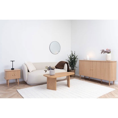  Comoda cu 2 usi, natur, in living