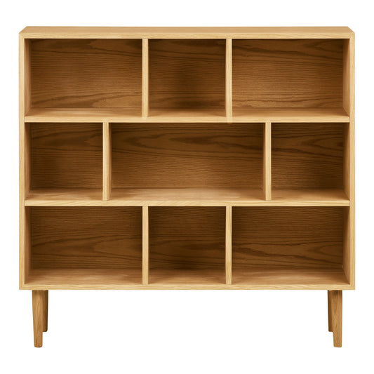 Biblioteca din stejar/furnir de stejar, natur