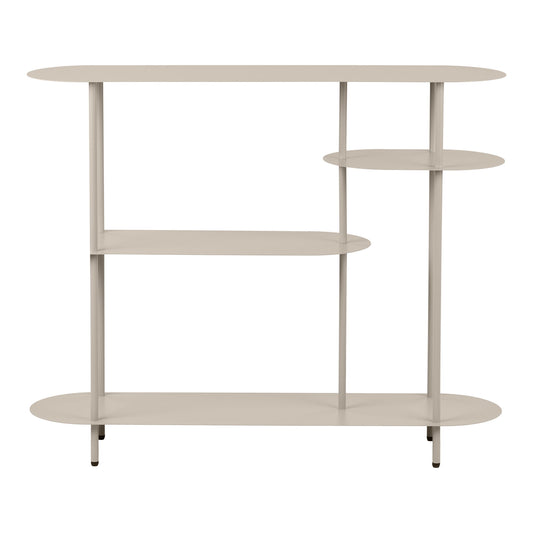 Etajera 4 rafturi din metal, nisipie