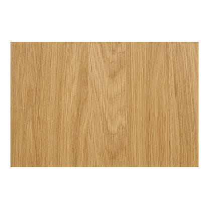 Noptiera cu 1 sertar, furnir de stejar, natur, picioare metalice negre, detaliu