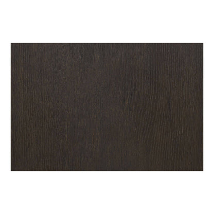  Noptiera cu 1 sertar, furnir de stejar, smoked, picioare metalice negre, detaliu