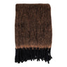 Pled din mix de lana maro Carmel 130x170 cm