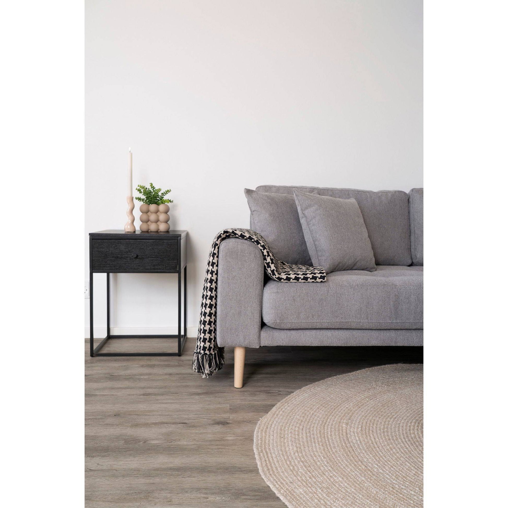  Pled negru/bej, in living