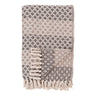 Patura decorativa Alanya maro/bej/alb 130x180 cm