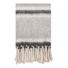 Pled din mix de lana, gri/alb Carmel 130x170 cm