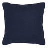 Perna din bumbac reciclat Santos, albastru inchis 45x45 cm