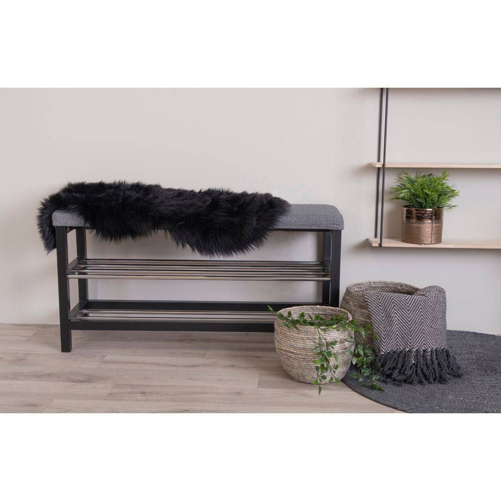 Blana de miel artificiala, neagra, in living