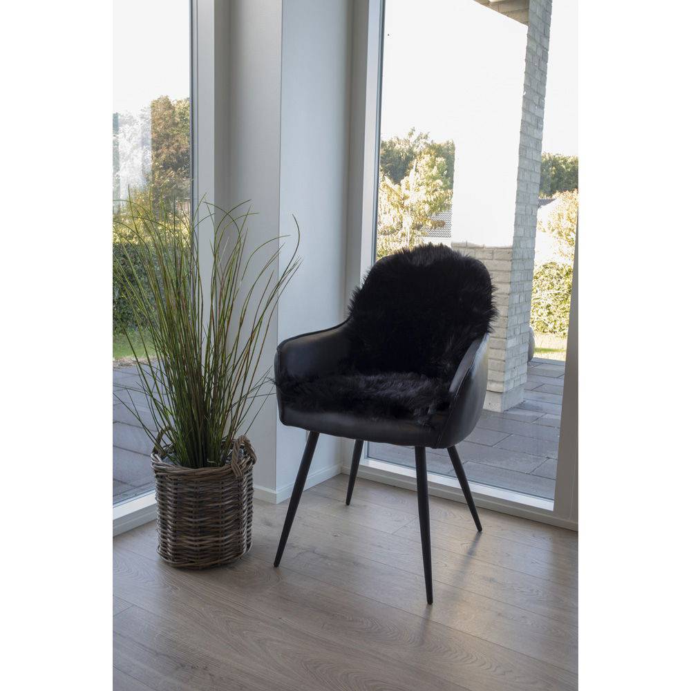 Blana de miel artificiala, neagra, pe scaun