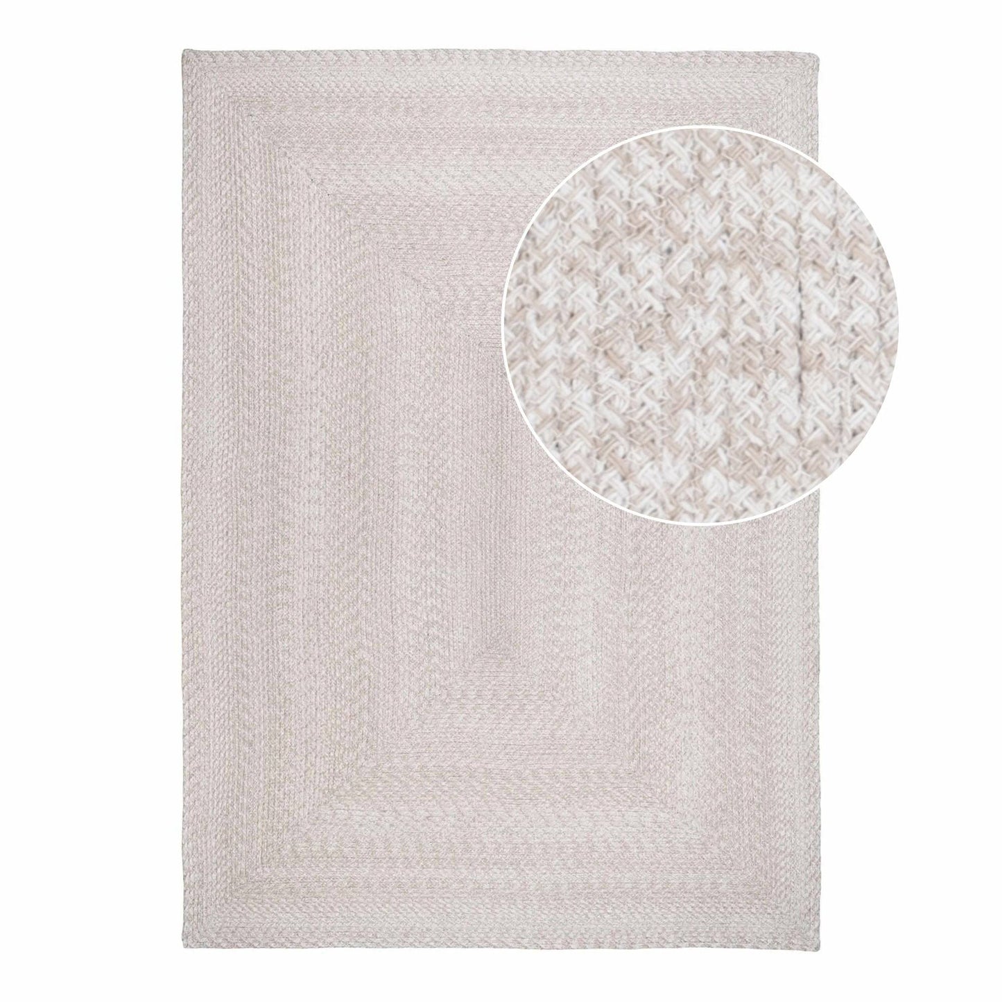 Covor, 100% plastic reciclat, nisipiu