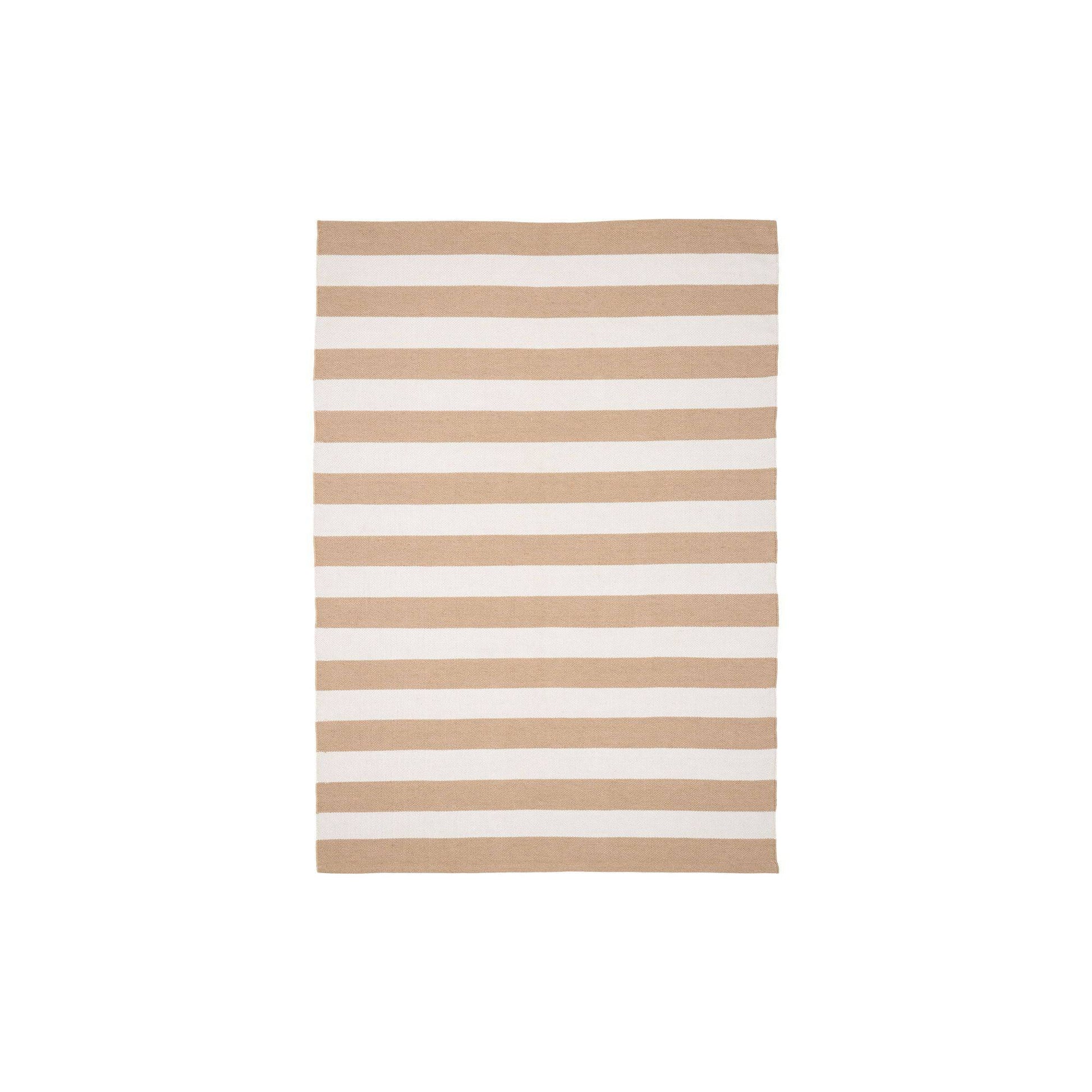 Covor , 100% plastic reciclat, bej/alb cald