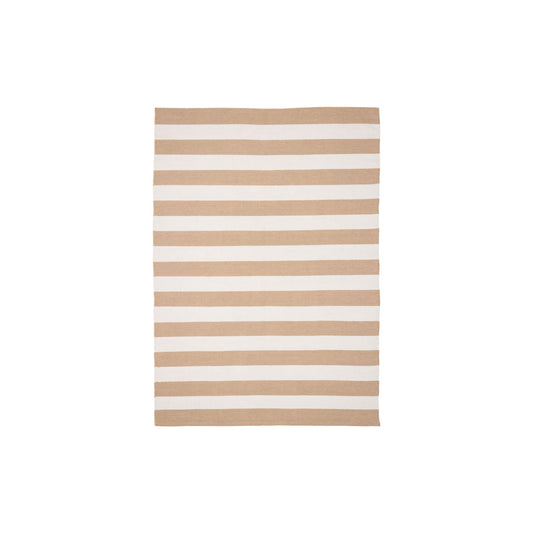 Covor , 100% plastic reciclat, bej/alb cald