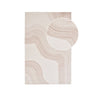 Covor tuftat manual maro deschis/ivoriu Surat 160x230 cm