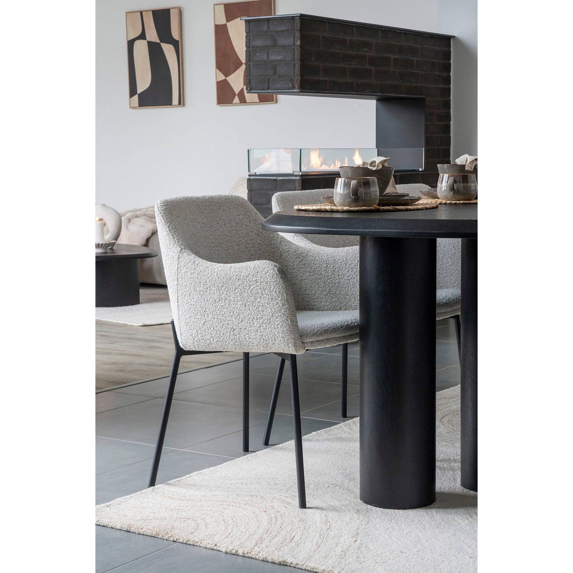  Covor tuftat manual, maro deschis/ivoriu, in living