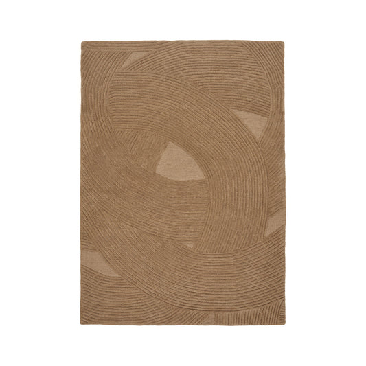 Pune Covor tuftat manual, maro 160x230 cm