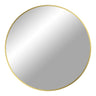 Oglindă rotundă Ø80 cm cu ramă aurie adâncă