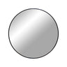 Oglindă rotundă Ø60 cm cu ramă neagră adâncă