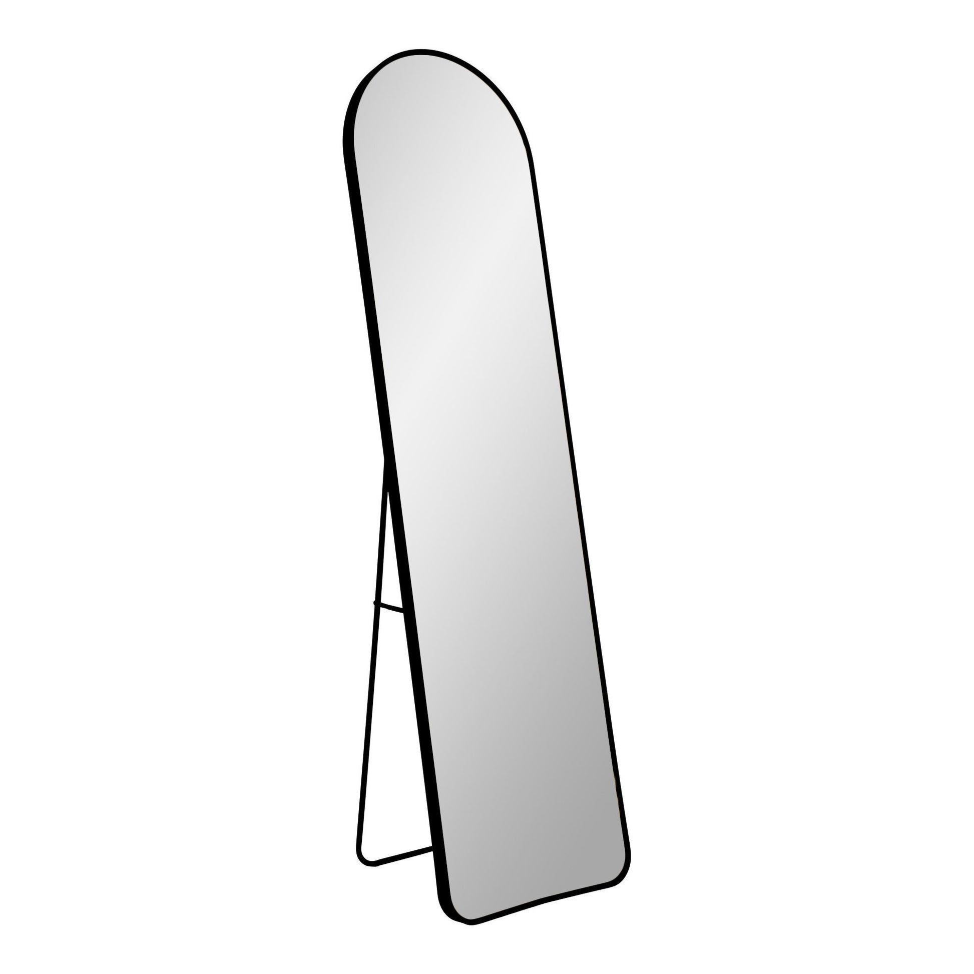 Oglinda din aluminiu, cu rama neagra