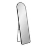 Madrid Oglinda din aluminiu, negru 40x150 cm