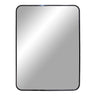 Oglinda cu rama neagra din aluminiu Madrid 50x70 cm