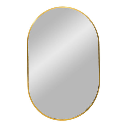 Oglinda din aluminiu, cu aspect alama 