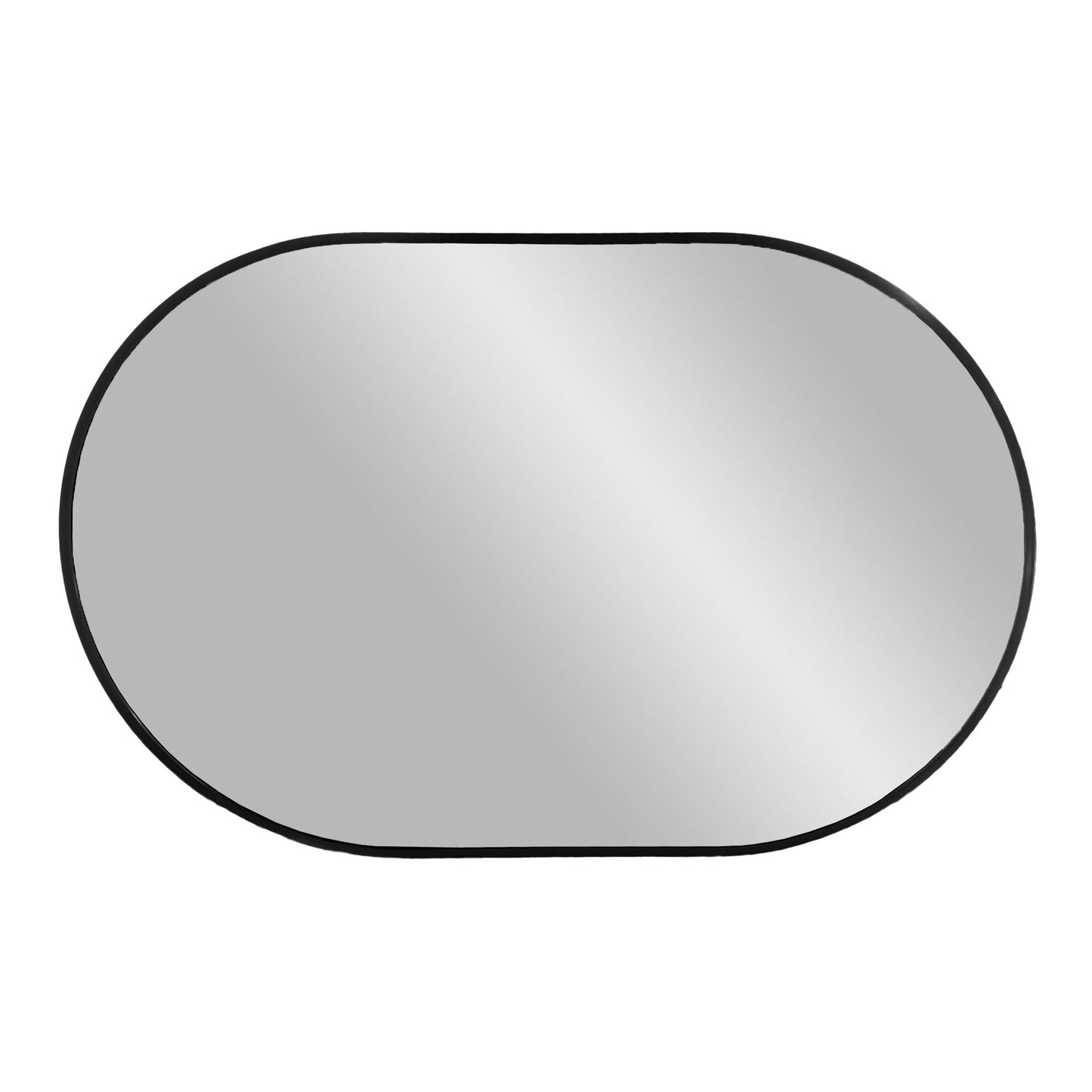 Oglinda din aluminiu, rama neagra