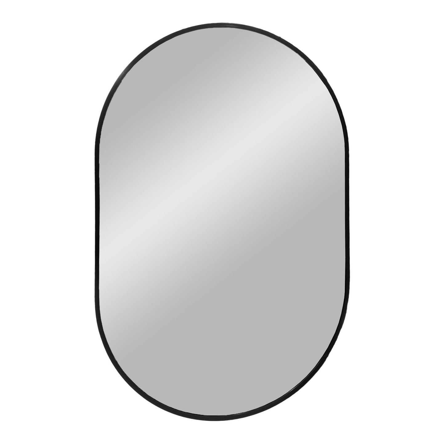 Oglinda din aluminiu, rama neagra