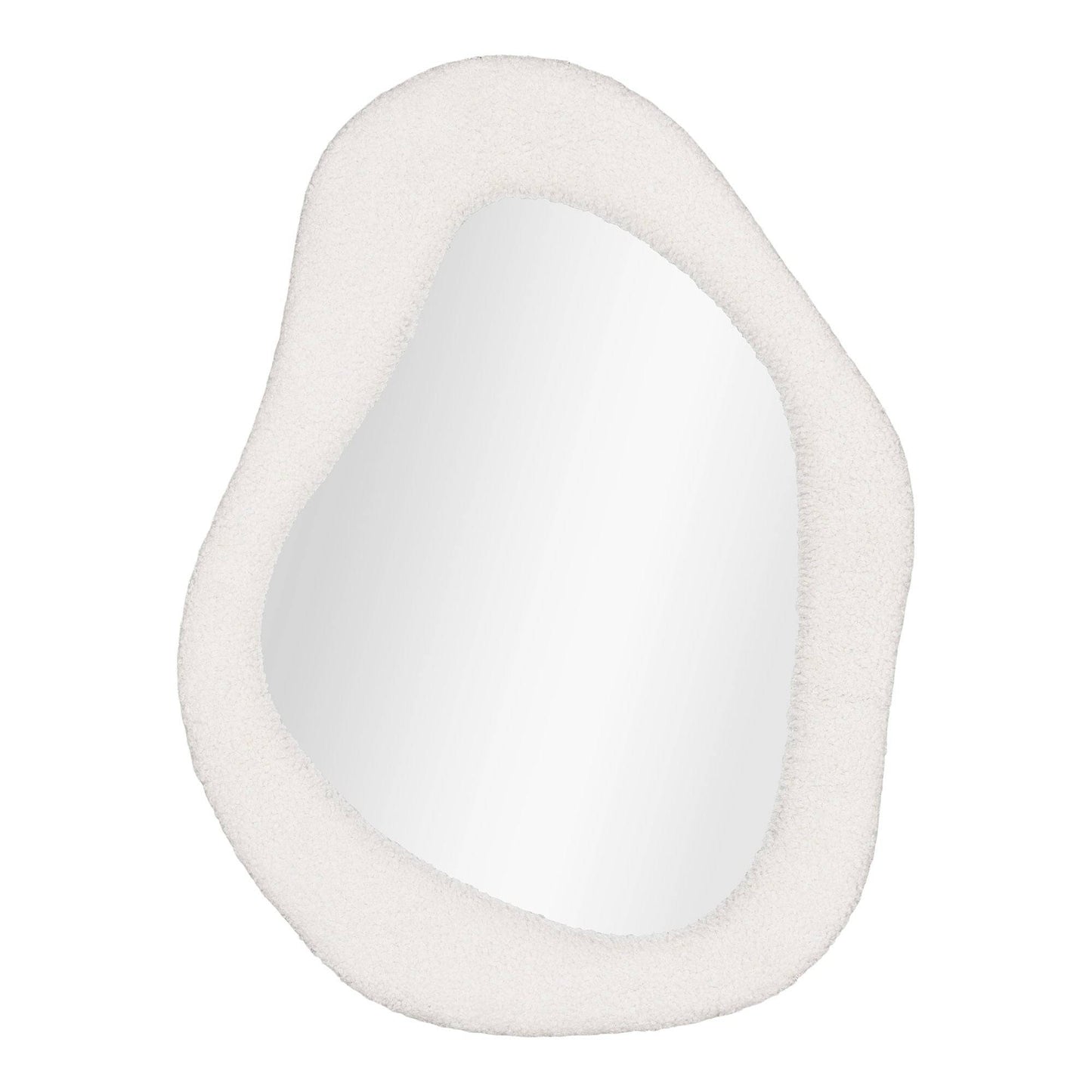 Oglinda cu forma de ursulet, rama alba