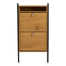 Dulap pentru pantofi, aspect stejar Barco 62x26x118 cm