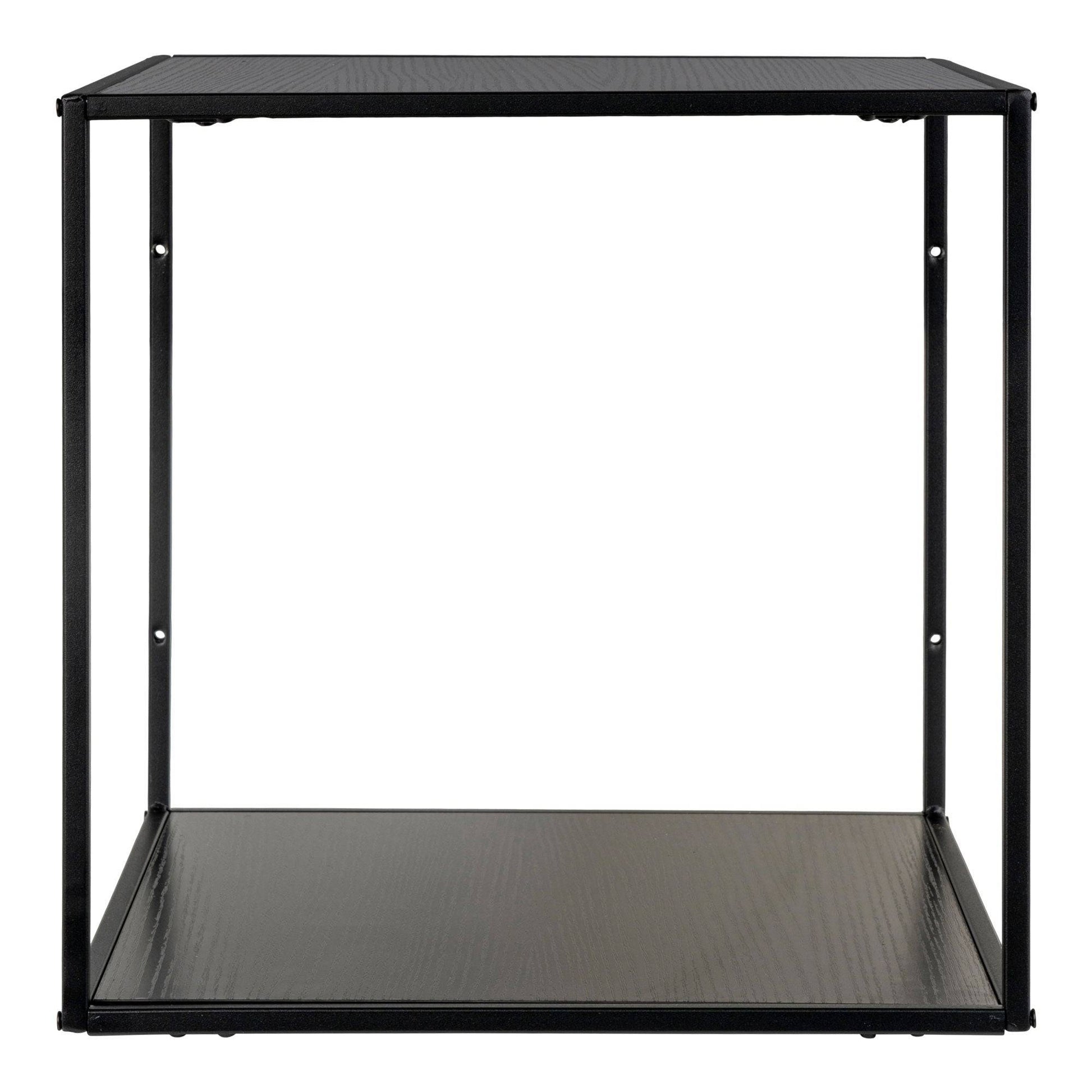 Raft suspendat, negru, rama neagra 