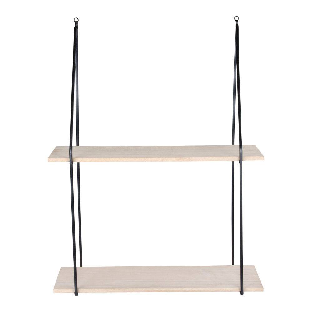 Set 2 rafturi suspendate,cu  rama neagra