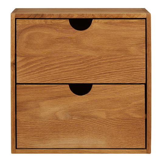  Raft suspendat cu sertare, din lemn de stejar