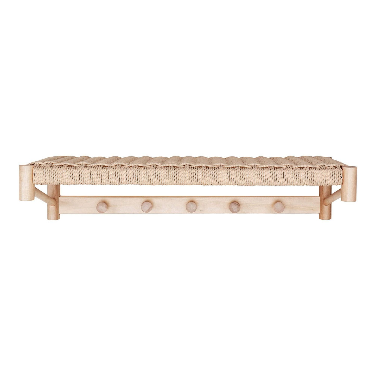 Suport pentru palarii, din plop/rachita, natur 