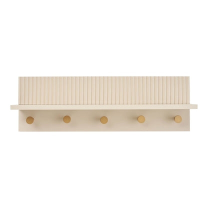 Raft suspendat cu carlige, bej 