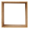 Raft suspendat din stejar natur Lattoon 30x18x30 cm