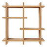Raft suspendat din furnir de stejar Olsberg 40x12x40 cm