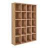 Raft suspendat din lemn de pin, natur Moss 44x10x63 cm