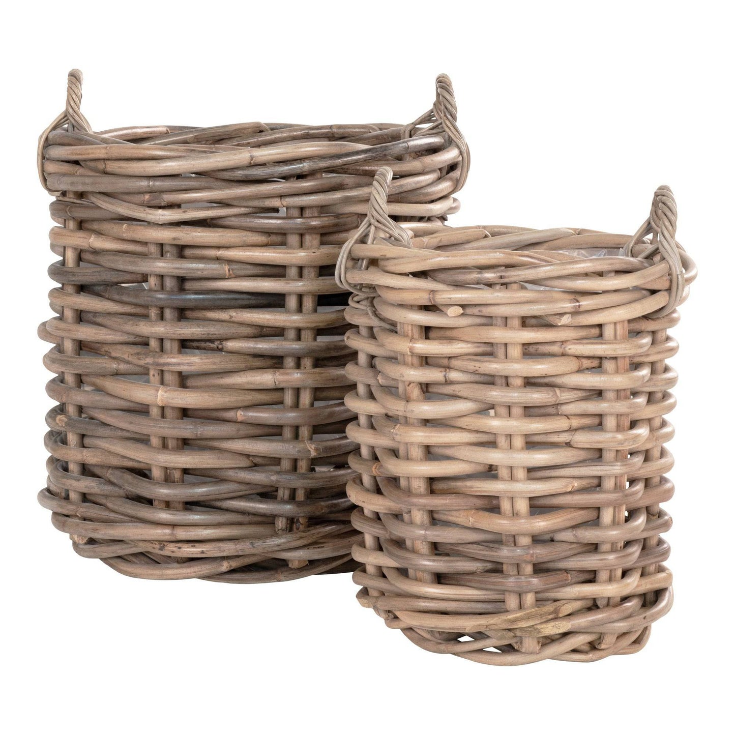 cos din ratan kubu, natur set de 2