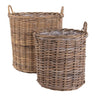 Cos din ratan kubu, natur, set de 2 Indo