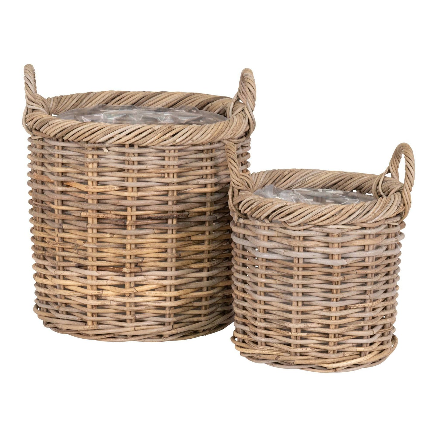 cos din ratan kubu, natur set de 2