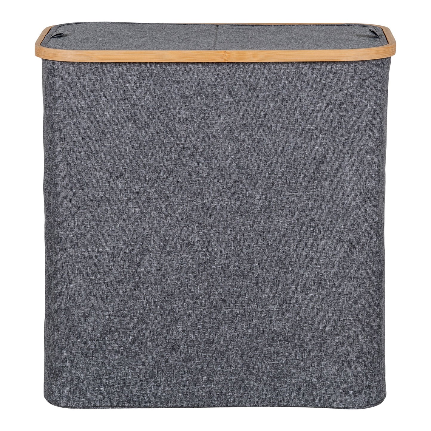  Cos de rufe din bambus/textile, gri inchis 