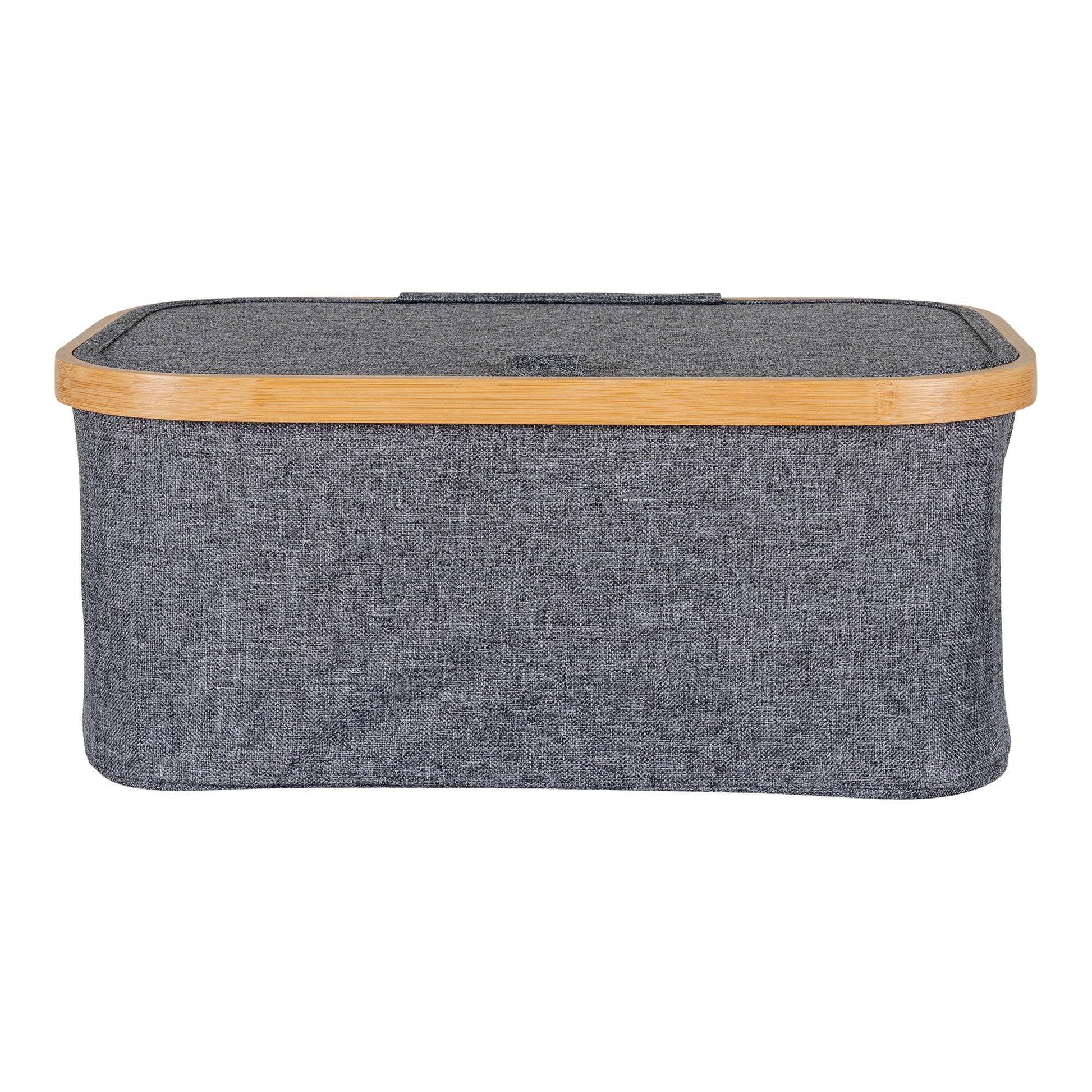 Cos, bambus/textile, gri inchis