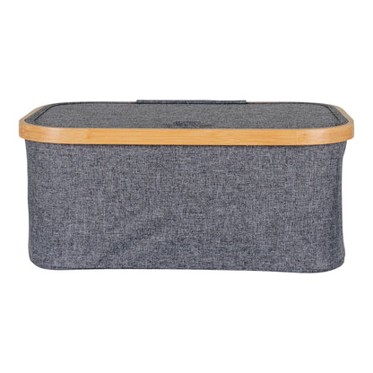 Cos, bambus/textile, gri inchis