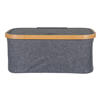 Cos, bambus/textile, gri inchis