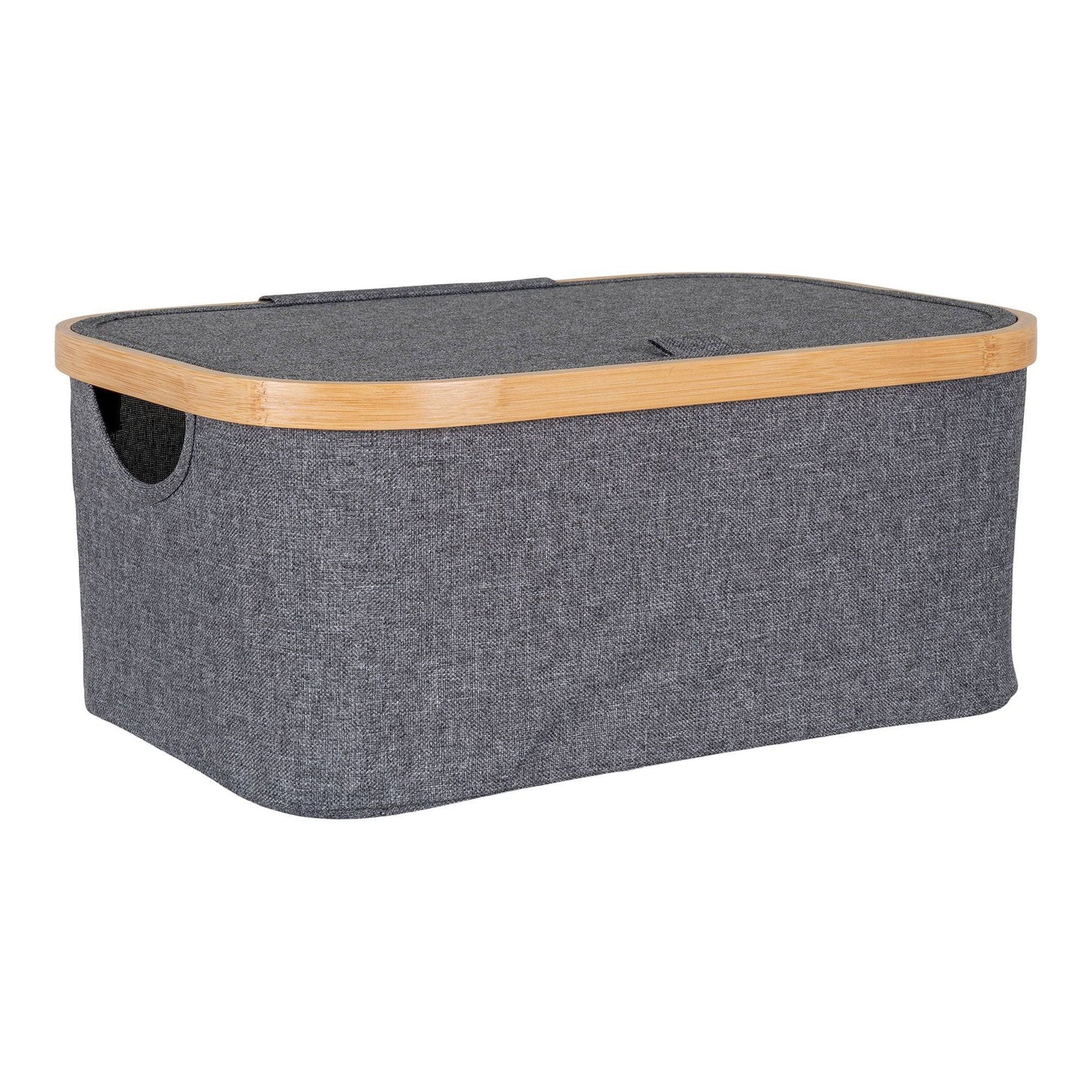 Cos, bambus/textile, gri inchis