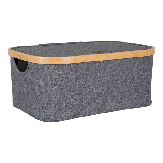 Cos, bambus/textile, gri inchis